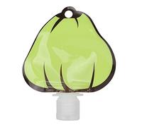 Squeezable Travel Bags Portable Convenient Odorless Small Leakproof Refillable Empty Containers for Cosmetic Fluids Travel Toiletries Made of Silicone 1 Pack (Green Pepper)