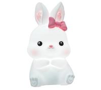 Squeezable Warm Nightlight Cookie Rabbit Lumi Buddy Wireless Kids Lamp Bed Light