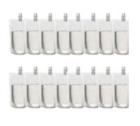Squeezable Wax Melt Pouches for Scented Liquid Wax Clear Bottles with Lids Stands Up 500 mL (10-15oz.) | 20 pk | Candle Wax Containers 7.5x5”