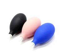 Squeeze Ball Pump Duster for Hearing Aids Silicone Air Blower Airbrush Dust Cleaner Handheld Puffer for DSLR Camera Sensor Lens Watch Electronics Keyboard Phone Laptop Cleaning Tool (Blue)