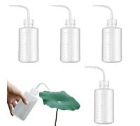 Squeeze Bottle | Homiladi 4pcs Squeeze Bottles with Nozzles | 250ml Plastic Squirty Bottle Set for Plant Vinaigrette Detergent, Plant Flower Succulent Watering