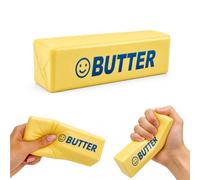 Squeeze Butter Toy, Butter Squishy Stress Toy, Slow Rising Squishy Butter Stick Squeeze Toy, Sensory Stress Relief Squishies Soft & Stretchy Adult Fidget Toys for Office & Home