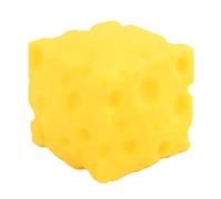 Squeeze Cheese Toy, Soft Rebound, 12x12x12cm, Silicone Stress Gadget, Sensory Toy, Realistic Design, For Travel School Office Car Trip Waiting Areas Men Women Kids Stocking Stuffers