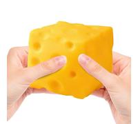 Squeeze Cheese Toys | Soft Realistic Sensory Game | Cheese Slow Rising Desk Accessories | For Adults Men Women Kids Home Office Classroom Travel Study Work Party Birthday