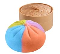 Squeeze Dough Ball - Fun Soft Realistic Colorful Glitter Dumpling Ball,Fidgets Sensory Toys - for Kids Adults Youth Teens Friends Offices Work Classroom Study Waiting Rooms