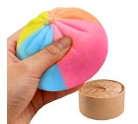 Squeeze Dough Ball,Soft Glitter Realistic Colorful Dumpling Ball | Quiet Fidget Toys | for Kids Family Friends Work Relaxation Study Waiting Rooms Calm-Down Anger Management