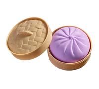 Squeeze Dough Toy - Steamed Bun Sensory Ball, Slow Rising Pressure Reliever with Sturdy Grip, Portable Hand Exerciser Tool, Ideal for School Commuting Travel