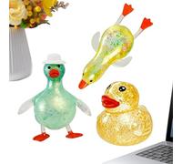 Squeeze Duck Toy | Realistic Slow Rising Sensory Toy | Duck Squeeze Stress Fidget | for Birthday, Easter Basket Stuffer, Classroom Prizes, Offices, Kids, Adults, Women, Men, Friends, Teens