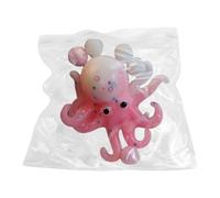 Squeeze Fidget Toy - Relaxing Adorable Companion, Miniature Octopus Theme, Soft Sensory Stress Relief, Silent Hand Exercise Tool, Classroom and Travel Entertainment, Eight Legged Pastel Lavender