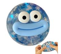 Squeeze Fidget Toys,Glitter Relaxing Slow Rising | Big Eyes Sausage Lips Relief Ball,for Adults Teens Students Home Office School Classroom Work Study Travel Party