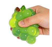 Squeeze Fruit, Calming Relaxing Fidget, Grape Shape Squeeze Toy for Boys, Girls, Children, Students, Adults, Classroom, Home, Car Rides, Commuting, Travel