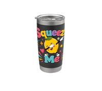 Squeeze Me Funny Lemon Dabbing Cute Summer Citrus Fruit Pun Stainless Steel Insulated Tumbler