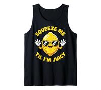Squeeze Me Lemonade Fruit Lovers Tropical Lemon Tank Top