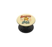 Squeeze Me Vintage Lemon Dabbing Funny Citrus Fruit Pun Kids PopSockets Adhesive PopGrip