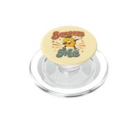 Squeeze Me Vintage Lemon Dabbing Funny Citrus Fruit Pun Kids PopSockets PopGrip for MagSafe