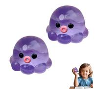 Squeeze Octopus Squishy Stress Toy, 2 Pack Fidget Toys Octopus, Homemade Bubble Squeezing Toy, Portable Spherical Stress Relief And Anger-Relieving Toys For Student Prizes Mental Health Travel School