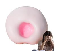 Squeeze Pinch Ball - Novelty Fun Fidget Toy, Tactile Hand Press Object, Soft Play Stress Relief Item, Toy for Boys Girls Women Men, Classroom Birthday Party Bag Christmas Stocking