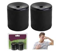 Squeeze Pooter Fart Machine 2 PCS Funny Prank Farting Noise Sounds Maker for Joke Party Gift Toys for Adults Fart Whistle the Pooter Prank Kit Easy to Carry&Squeeze (Black)