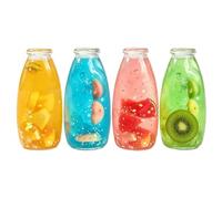 Squeeze Sensory Bottle Squeezable Soft Odorless Fun Slow-Rising | Message Bottle Squeeze Toy Fidget for School Office Home Beach Pool Party Travel Vacation Camp