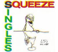 Squeeze Singles 45's and Under Original A&M Records release SP 4922 1980's British New Wave Vinyl (1982)