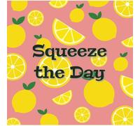 Squeeze the Day: Lemon Lined Notebook
