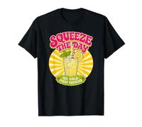 Squeeze the Day Retro Lemonade Fresh Squeezed Tee T-Shirt
