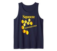 Squeeze The Voltage Citrus Lemon Humor Energy Tank Top