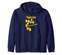 Squeeze the Voltage Citrus Lemon Humor Energy Zip Hoodie