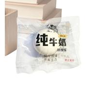 Squeeze Toy - Sensory Motion Cube, Hand Trainer, Calming Visual Effect, ADHD Device, Classroom Educational Gear, Small Lightweight Soft Blue White Rebound Liquid Set