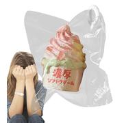 Squeeze Toy | Silicone Stress Relief Enrichment Game | Ice Cream Shape Slow Rebound Stretchy Fidget Toy,for Kids Adults Students Indoor Classroom Workplace Travel Home Stocking Stuffer Birthday Easter