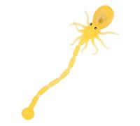 Squeeze Toys 1/5Pcs Stress Relief Octopus Squeeze Toy with Light Soft Stretchy Light-up Glowing Long Tail Clear Sensory Fidget Toy