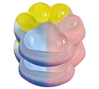 Squeeze Toys 2Pcs Cute Soft Decompression Cats Paw 3-Color Sensory Stress Relief Toy for Kids Adults