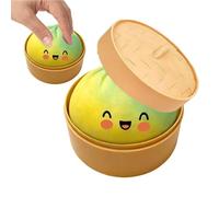 squeeze toys, Dumpling Squishies, Glitter Mystery Box, Colorful Dumplings Stress Balls Fidget Sensory Toy(Gradient Green)