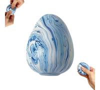 Squeeze Toys for Adults Colorful Marbled Squishy Balls Blue One Size