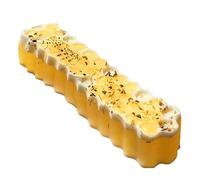 Squeeze Toys - Honey Bar Scented, Mousse Cake Rebound, Dessert Shaped Foam, Tactile Pressure Relief, Mental Relaxation Category, Yellow Creamy Pastry For Airplane Bus Backpacking Commute