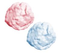 Squeeze Toys, Stress Balls for Kids, 2PCS Shapeable Grape Stress Ball, 2.4 Inch Soft Squish Balls, Relief Squeeze Toys for Party Favors, Style 1