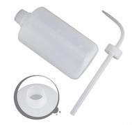 Squeeze Watering Bottle for Garden Plants, 250/500/1000ml Plastic Irrigation Tool with Precise Flow Control, Transparent PP PET Container for Kitchen Oil(1000ml)