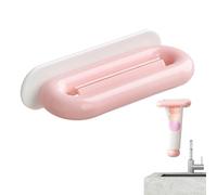 Squeezer Tube - Portable and Colourful Manual Extruder, Practical Toothpaste Squeezer, for Bathroom, Home, Indoor, Daily Life, Camping, Teeth, Children and Adults, White Pink, Please refer to the
