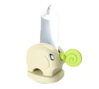 Squeezer Tubes Pasta - Roller Elephant Design, Child Saver, 10.3 × 6 × 6 cm + Reusable Synthetic Resin, Manual Dispenser - For Bathroom Nursery & Travel