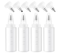 Squeezing Applicator Writer for Food - Squeezing Applicator Writer |Hand Writers Bottles for Royal Icing and Sauces, Easy-to-Use Dessert Decorator Beginners and Pros