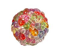 Squeezing Ball, Hand Exercise Feature, 6cm, Squishy Stress Balls Fidget Toys, Stress Relief Squeeze Fidget Toy, Friendly Design, For Birthday Goodie Bag Stuffers (Bead)