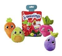 Simba 105953737 Squeezlings, 12 Plush Figures to Collect, Fruit and Vegetables Made of Plush, Super Soft, Cute Faces, Approx. 8 cm, from 3 Years