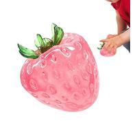 Squeezy Strawberry,Sensory Soft Moldable Giant,Strawberry Fidget Squeeze Ball | for Boys Girls Teens Adults Students Home Office School Work Study