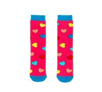 Squelch Childs Thick Wellie Socks 6-8Yrs Hearts