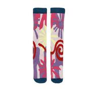 Squelch Childs Thick Wellie Socks 6-8Yrs Pink Paradise