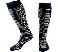 Squelch Christmas Puddings Welly, Hiking and Ski Sock - - Size: ONESIZE