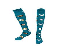 Squelch Grown Ups Socks - 3 in 1 Adult Socks - Hike, Ski & Welly Sock, Thick, Comfy & Soft, One Size Fits All (Puppies)