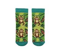 Squelch Welly Socks for Kids Wellies Wellingtons Rain Boots - Tots - Ages 1-2 Years Old (Monkey Mayhem (ages 1-2))