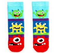 Squelch Thick & Cosy Welly Socks for Children - perfect for wellies, hiking or skiing (UK, Numeric, 4, 7, Regular, Little Monsters)