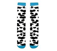 Squelch Thick & Cosy Welly Socks for Children - perfect for wellies, hiking or skiing (UK, Numeric, 7, 11, Regular, Cow Print)